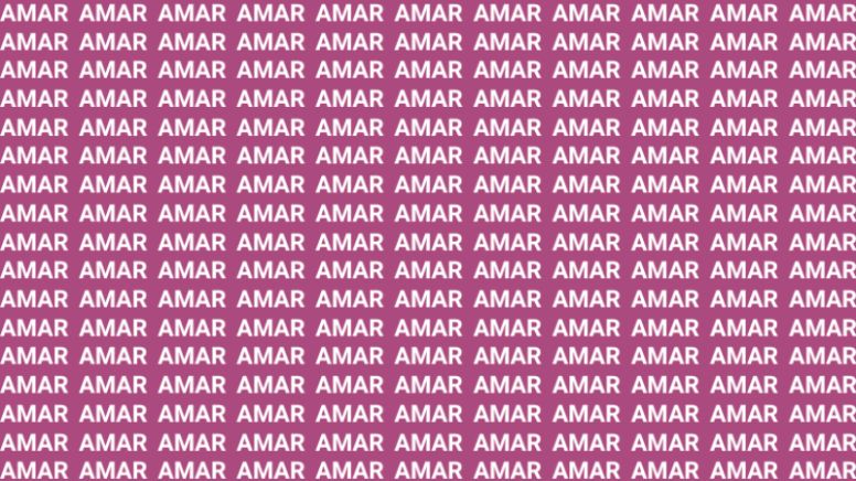 Solo una vista privilegiada puede encontrar la palabra "AMOR" en menos de 10 segundos