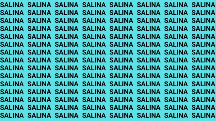 Solo alguien muy atento puede encontrar la palabra 'SALIDA' en menos de 10 segundos