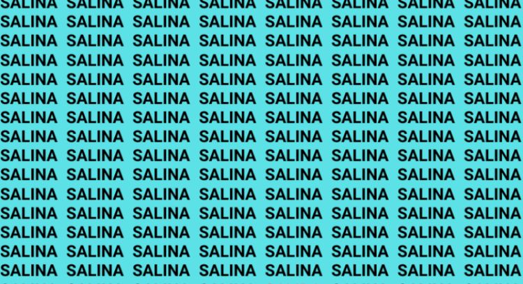 Solo alguien muy atento puede encontrar la palabra 'SALIDA' en menos de 10 segundos