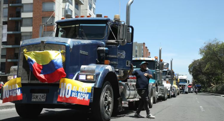 La mala noticia que se confirmó en Colombia tras el paro de camioneros