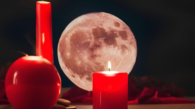 Luna de Lobo: cómo utilizar una vela roja para atraer el amor en la primera Luna Llena del 2025