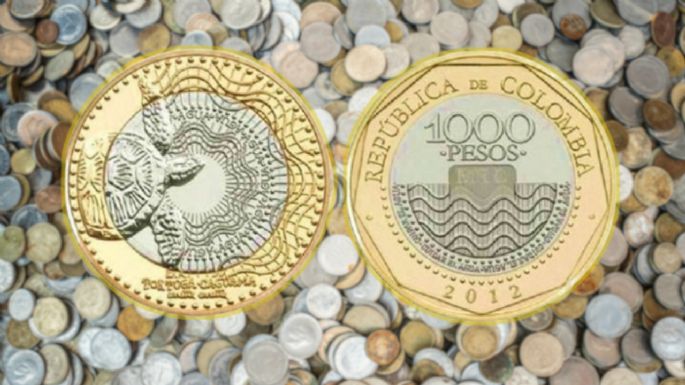 Entregan hasta 600 mil pesos a quien posea esta moneda de 1000 pesos colombianos