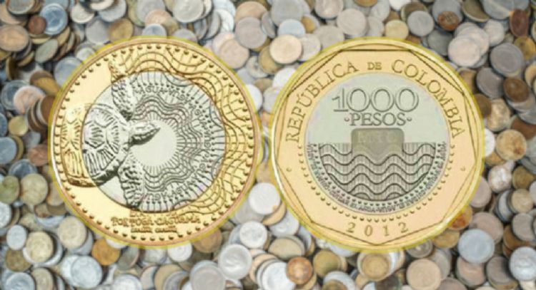 Entregan hasta 600 mil pesos a quien posea esta moneda de 1000 pesos colombianos