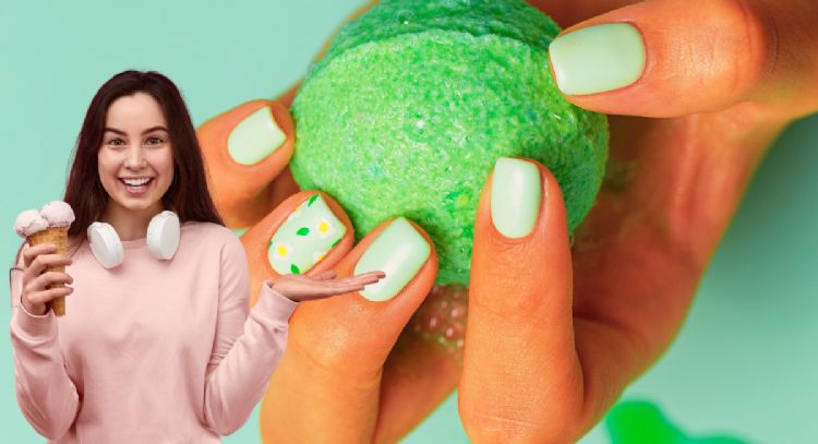 Ni “ombré”, ni tonos mate: las “uñas helado” son la nueva tendencia de 2025
