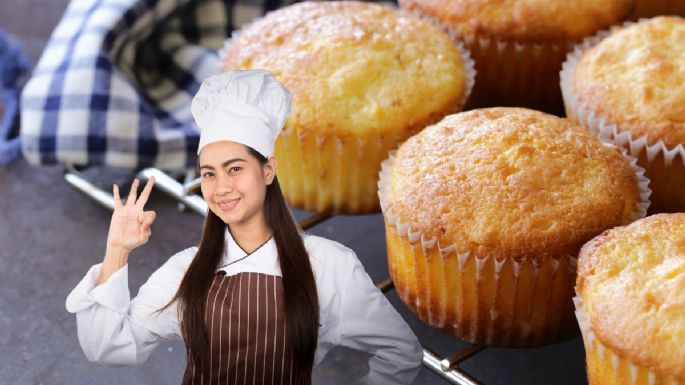 Magdalenas sin azúcar, aprende a hacer esta saludable receta con solo 7 ingredientes