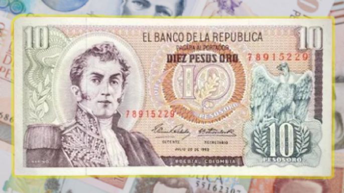 Entregan más de 9 millones de pesos por este antiguo y codiciado billete de 10 pesos colombianos