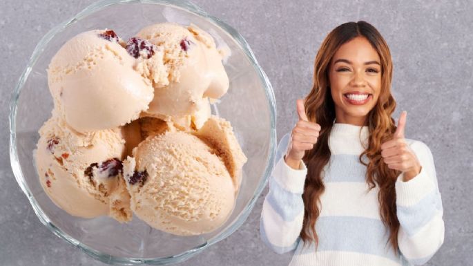 Helado de ron con pasas, aprende a hacer este delicioso y refrescante postre con solo 6 ingredientes