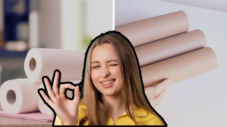 Reutiliza los rollos de papel con este truco y transformarlos en servilleteros de lujo