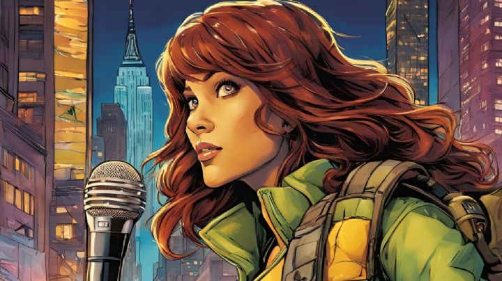 La Inteligencia Artificial quedó en el pasado: cómo se vería la hermosa April O'Neil de las ‘Tortugas Ninja’ estilo cosplay