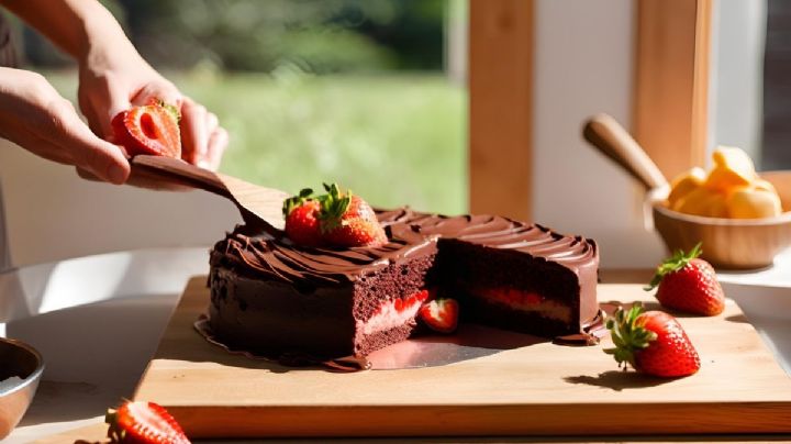 Tarta de fresa y chocolate, aprende a hacer este delicioso postre sin horno para sorprender a tu amor con solo 8 ingredientes