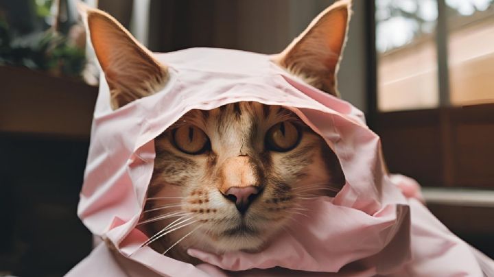Veterinaria felina explica qué tan beneficioso es tapar a los gatos antes de dormir