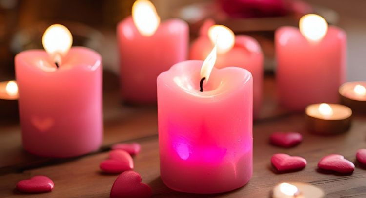 Qué significa que alguien encienda una vela rosa en San Valentín si no tiene pareja