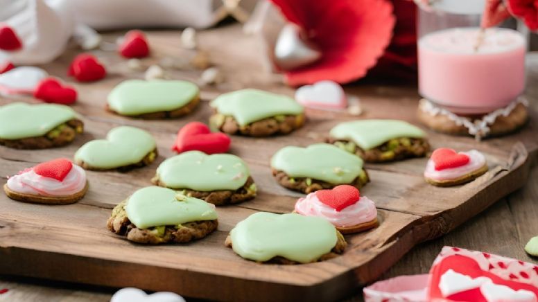 Galletas de pistacho y chocolate, aprende a hacer esta exquisita receta ideal para sorprender a tu amor en San Valentín