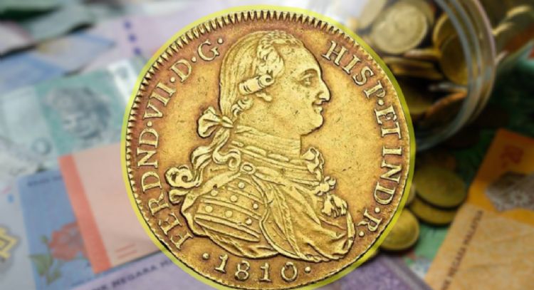 Entregan hasta 500 millones de pesos por esta antigua moneda colombiana de 8 escudo