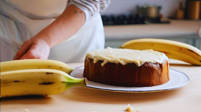 Torta de banano, aprende a hacer este exquisito postre con solo 9 ingredientes