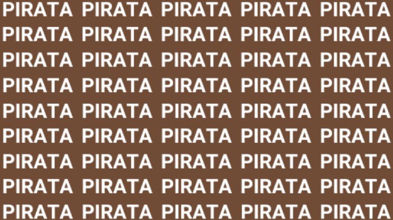 Solo una persona con vista de halcón puede encontrar la palabra 'Piñata' en solo 10 segundos