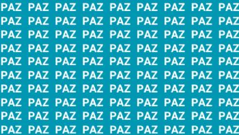 Solo una vista de águila puede encontrar la palabra "Pez" en menos de 10 segundos