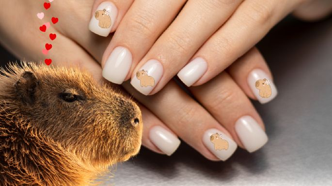 Ni francesas ni stiletto: la manicura inspirada en capibaras que causa furor