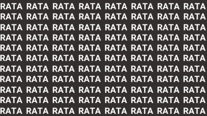 Sólo una mirada experta puede encontrar la palabra 'Pata' en menos de 10 segundos