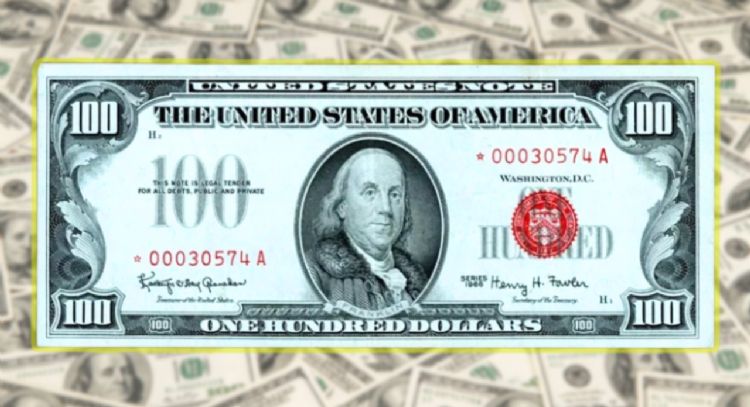 Entregan más de 600 mil dólares al propietario de este codiciado billete de 100 dólares