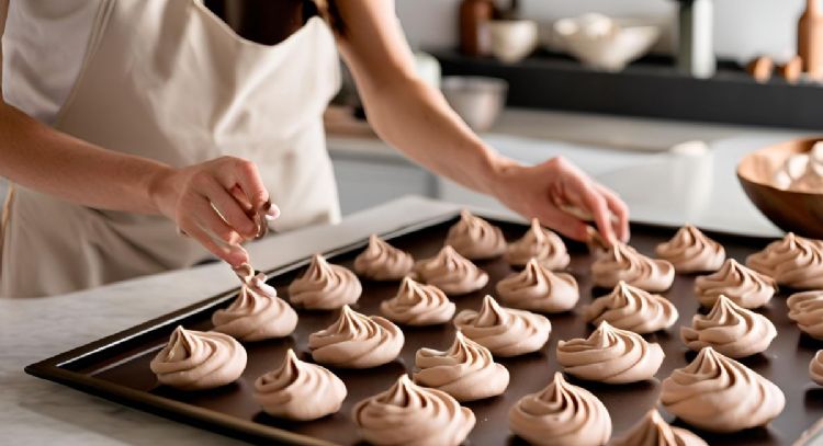 Merengues de chocolate, aprende a hacer esta deliciosa receta en 30 minutos y con solo 4 ingredientes