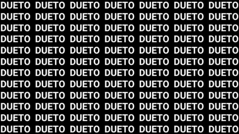 Solo una persona astuta puede encontrar la palabra 'Duelo' en menos de 10 segundos