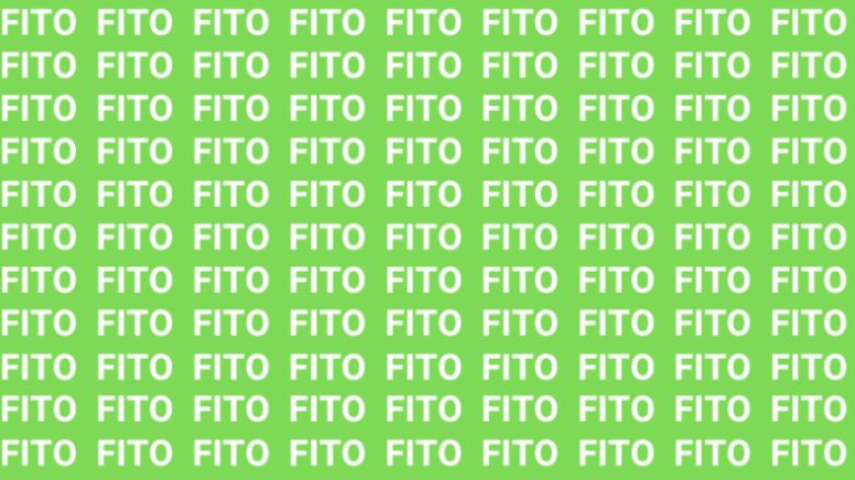 Solo una mente maestra puede encontrar la palabra 'FILO' en menos de 10 segundos