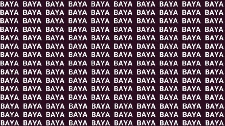 Solo una mente maestra puede encontrar la palabra 'Vaya' en menos de 10 segundos