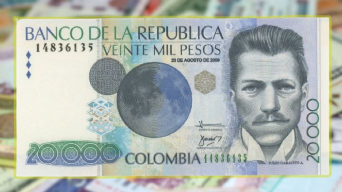 Entregan hasta 450 mil pesos por este misterioso billete de 20 mil pesos colombianos