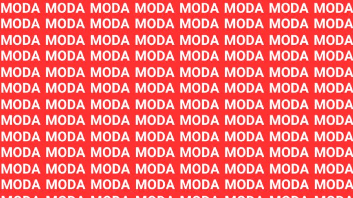 Solo una vista entrenada puede encontrar la palabra 'Muda' en menos de 10 segundos