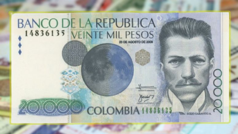 Entregan hasta 450 mil pesos por este misterioso billete de 20 mil pesos colombianos