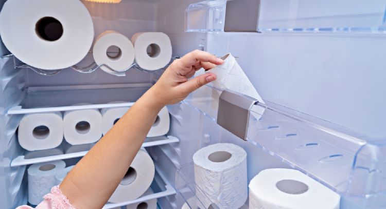 Coloca el papel higiénico en la heladera y observa este asombroso resultado