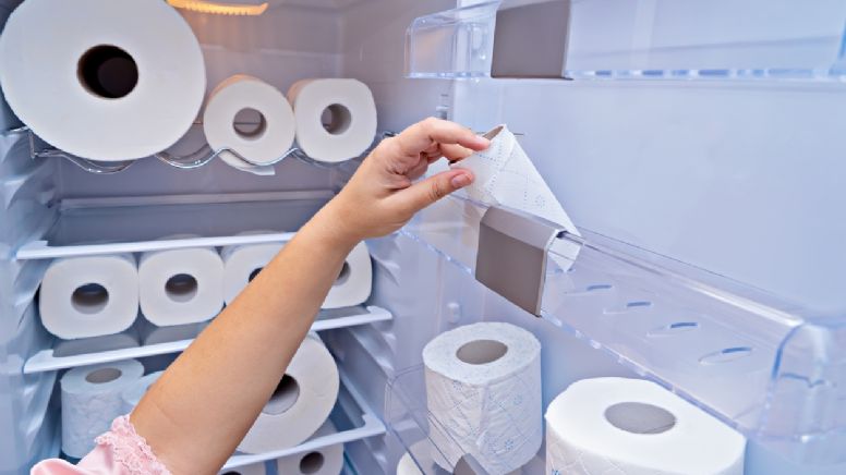 Coloca el papel higiénico en la heladera y observa este asombroso resultado