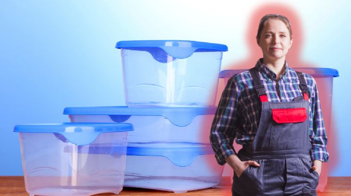 Reutiliza ese tupper viejo que ya no usas y transfórmalo en un organizador práctico y con estilo para tu baño