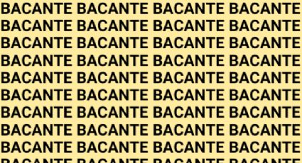 Sólo la mente de un maestro puede encontrar la palabra 'Vacante' en menos de 10 segundos