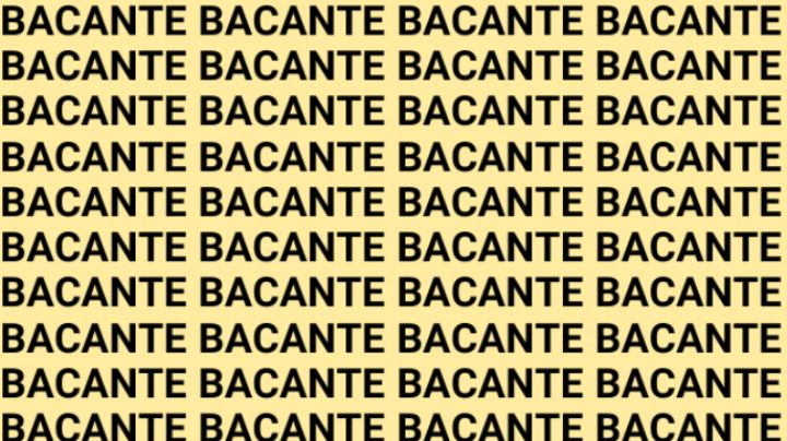 Sólo la mente de un maestro puede encontrar la palabra 'Vacante' en menos de 10 segundos