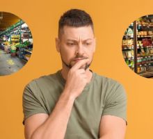 Supermercado de lujo vs Plazas de Mercado: qué se puede comprar con 100 mil pesos