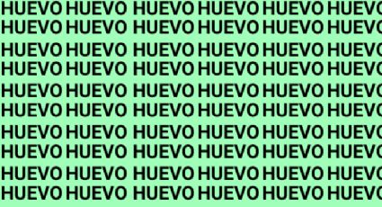 Sólo una persona atenta puede encontrar la palabra 'Hueco' en menos de 10 segundos