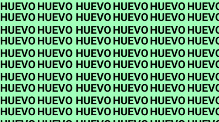 Sólo una persona atenta puede encontrar la palabra 'Hueco' en menos de 10 segundos