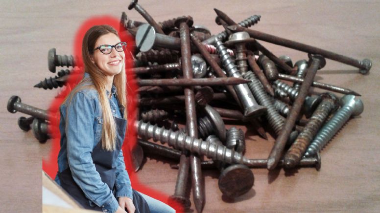 Reciclaje DIY: no podrás creer lo fácil que es esta idea con tornillos viejos que transformará tu jardín