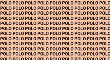 Solo una vista entrenada puede encontrar la palabra 'POCO' en menos de 10 segundos