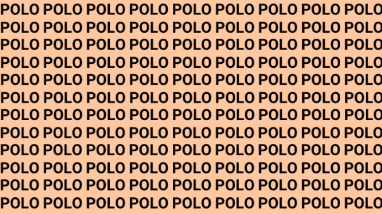 Solo una vista entrenada puede encontrar la palabra 'POCO' en menos de 10 segundos
