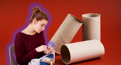 Ni madera ni lienzo: la sorprendente decoración que puedes hacer con tubos de cartón