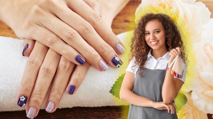 Ni francesas ni glaseadas: la manicura con margaritas que se posiciona como la última tendencia