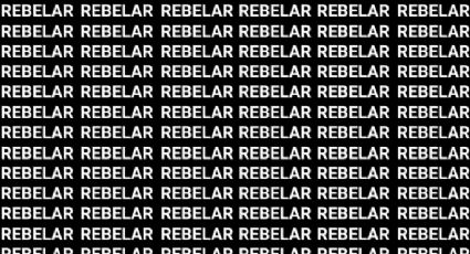 Sólo una mirada experta puede encontrar la palabra 'Revelar' en menos de 10 segundos