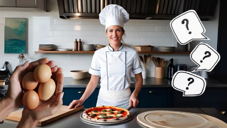 Con solo clara de huevo, prepara esta base de pizza nutritiva y saludable