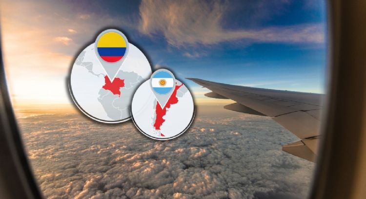 Se confirmó una feliz noticia para quienes deseen viajar entre Colombia y Argentina