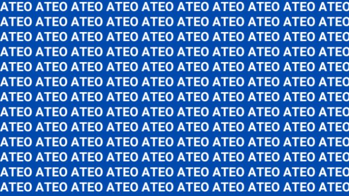 Sólo una persona muy tenta puede encontrar la palabra 'Alto' en menos de 10 segundos
