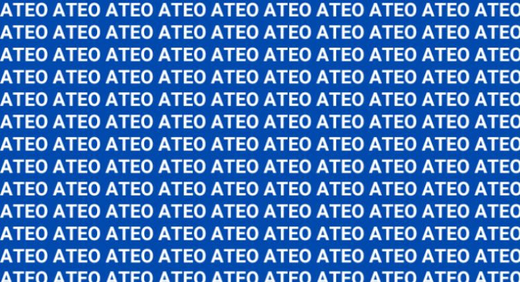 Sólo una persona muy tenta puede encontrar la palabra 'Alto' en menos de 10 segundos