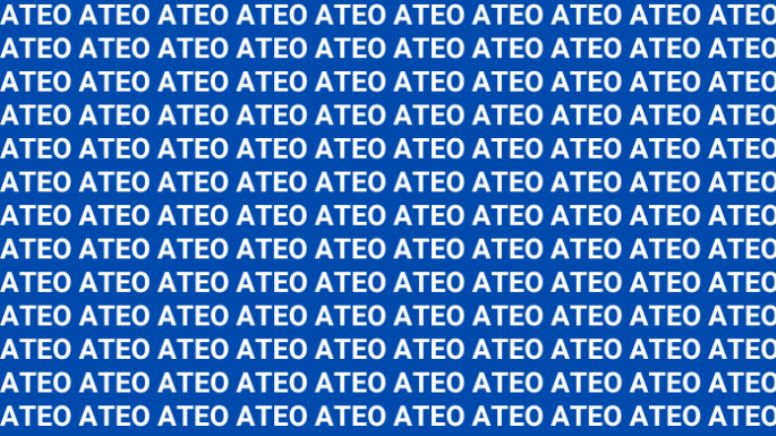 Sólo una persona muy tenta puede encontrar la palabra 'Alto' en menos de 10 segundos